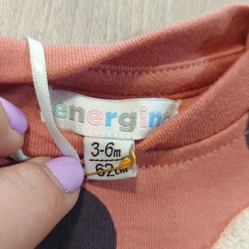 Energiers baby dress new, size 3-6 months