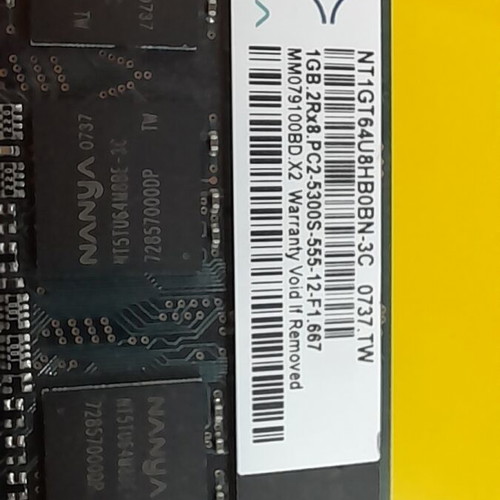 RAM SODIMM memory for laptop 2x1GB like new