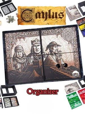 Caylus Board Game Organizer new, fits sleeved cards