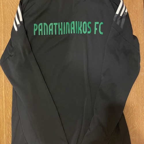 Adidas Panathinaikos 1/4 Zip Training Top used, size Large 2025-26