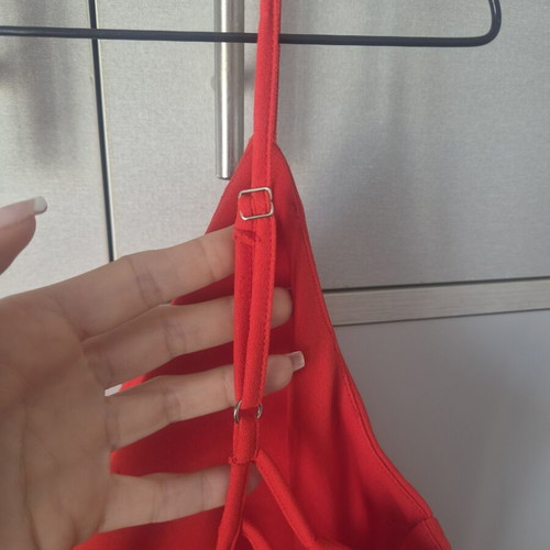 BSB Coral Red Mini Dress Size L Like New