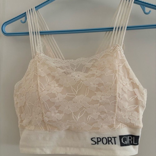 Women's lace bralette in beige, white and black, new