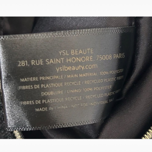 YSL cosmetic bag limited edition black