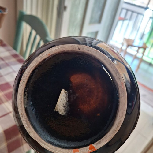 Vintage Bay Keramik ceramic vase from 1970s, like new