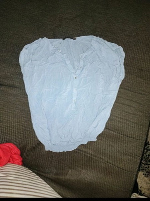 Zara tshirt used, turquoise, size XS