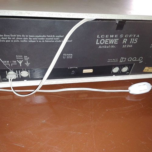 Loewe Opta R115 Room Radio 1973 used, LW MW KW FM