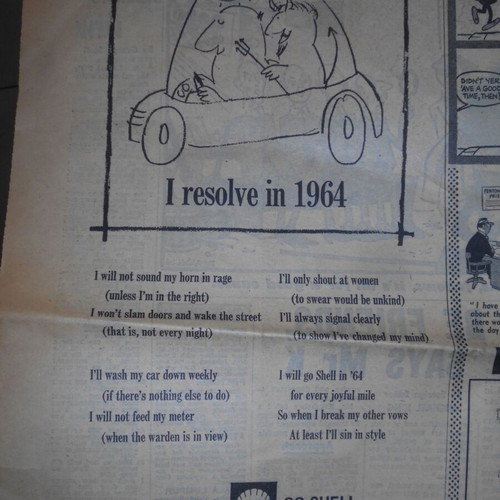 Daily Mirror 1963 newspaper used, Cyprus riots and Lakonia shipwreck