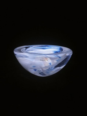 Kosta Boda Atoll bowl used, design by Anna Ehrner, 17.5 cm