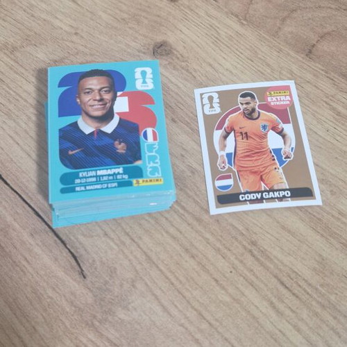 Panini stickers new, 150 stickers plus 1 extra