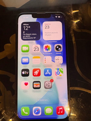 IPhone 13 used with screen protector and wired Apple earphones