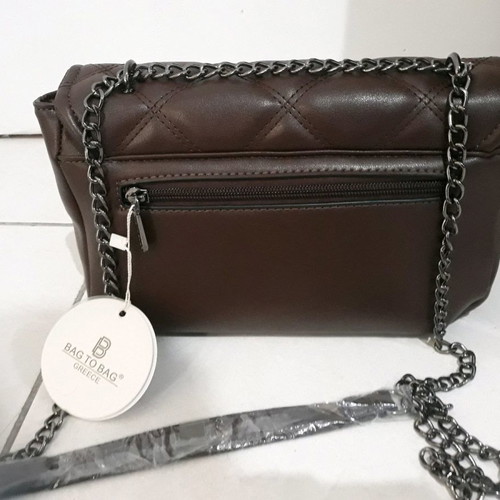Bag to Bag women's bag new brown with chain