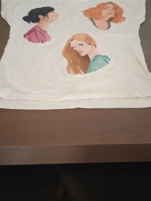 Mayoral short-sleeve girls' t-shirt 12 years new, white with prints