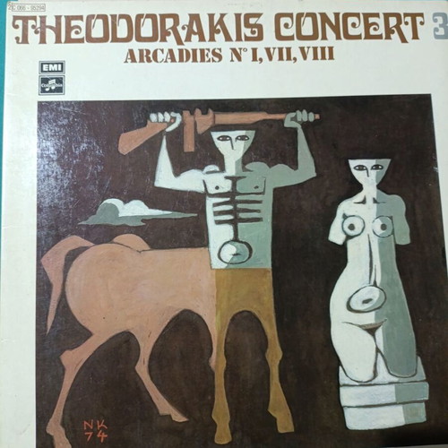 Theodorakis Concert Arcadies No I, VII, VIII vinyl record