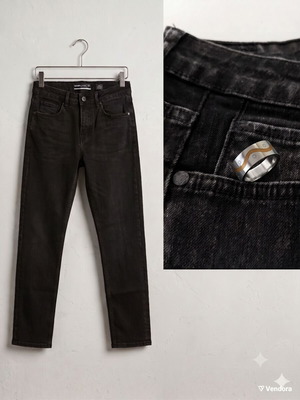 Koton Jeans Brad Black W30 Used With Stainless Steel Ring Gift