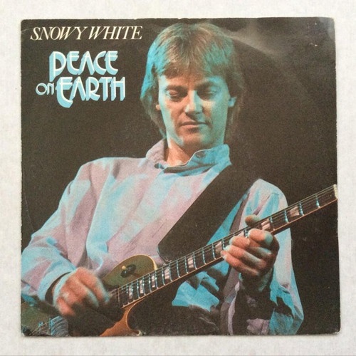 Snowy White Peace On Earth / Broken Promises 7'' vinyl like new, rock
