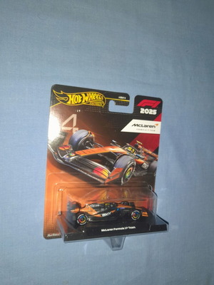 Αυτοκινητάκι Hot Wheels F1 2025 McLaren Formula 1 Team καινούργιο