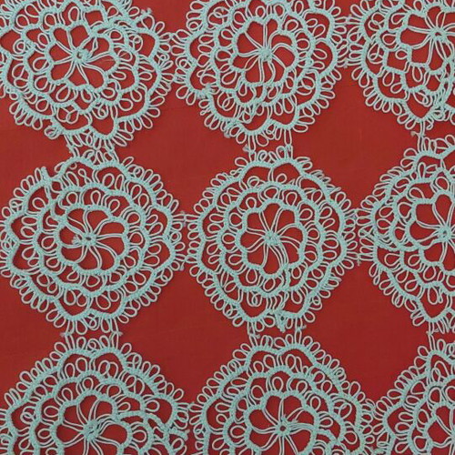 Handmade white tablecloth with saita 85x85 new, unused