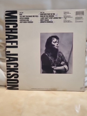 Michael Jackson Bad vinyl used