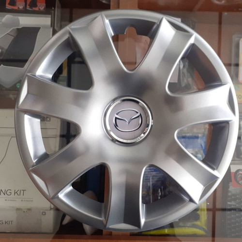 Wheel covers 14'' Mazda new, silver, set of 4 pieces