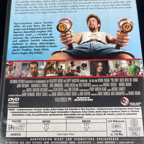 Zohan DVD comedy used