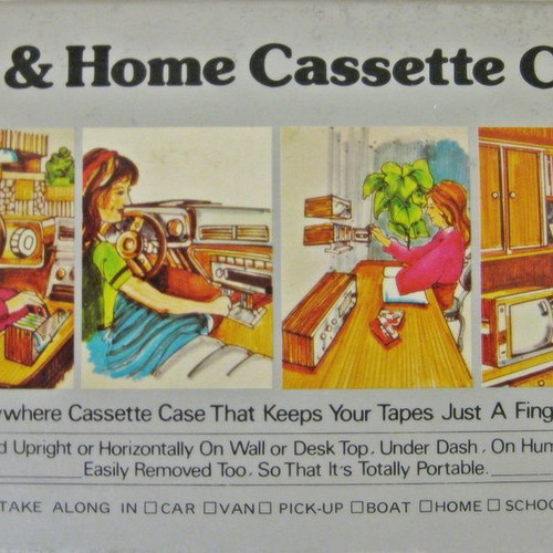 Car & Home cassette case for 12 cassettes new