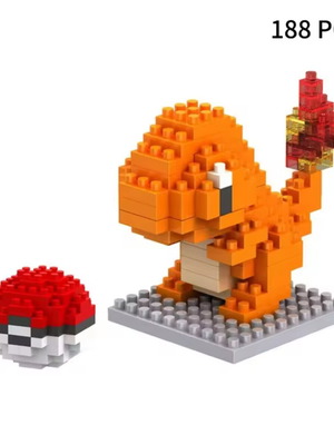 Pokemon Charmander Lego Нов Запечатан Конструктор