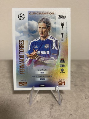 Fernando Torres Cup Champion Match Attax 25/26 Card new