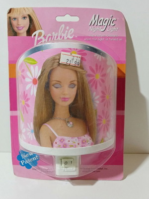 Mattel Barbie night light 1999 new European power 230V-50Hz