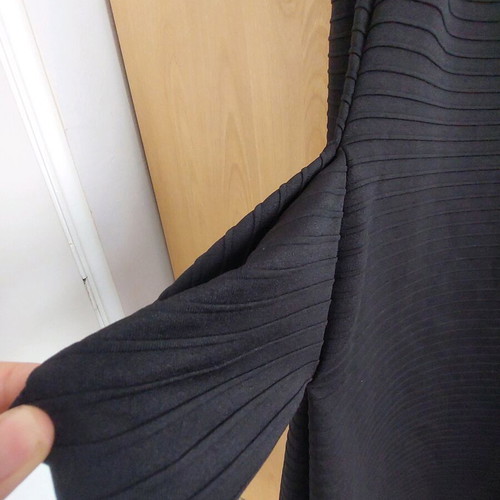 Midi dress Ratt by Rita Attala black textured elastic like new