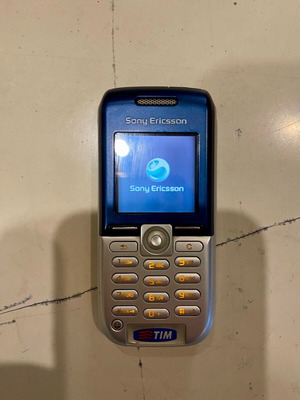 Sony Ericsson K300 used, blue, with memory card