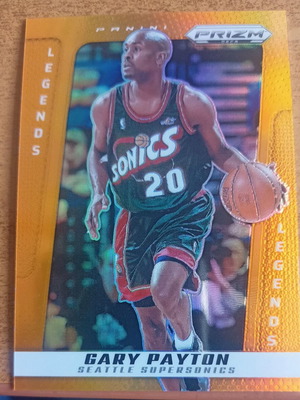 Panini Prizm Deca Legends Gary Payton Orange Prizm σαν καινούργιο