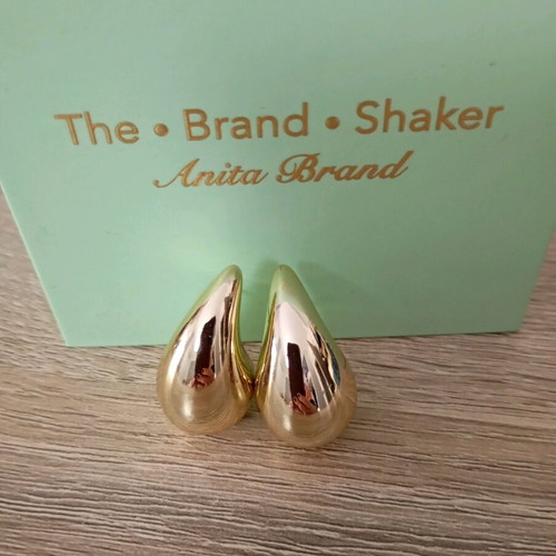 Drops earrings Anita Brand Jewellery new, gold color