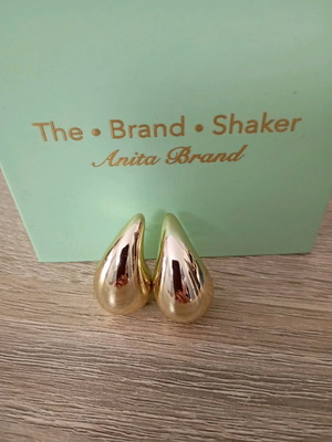 Drops earrings Anita Brand Jewellery new, gold color