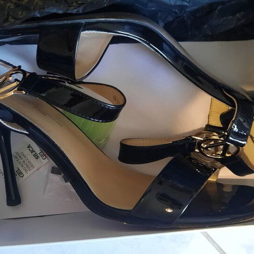 Versace 1969 Abbigliamento Sportivo SRL black sandals like new, size 41