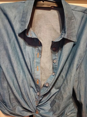 Denim shirt like new, blue, size M
