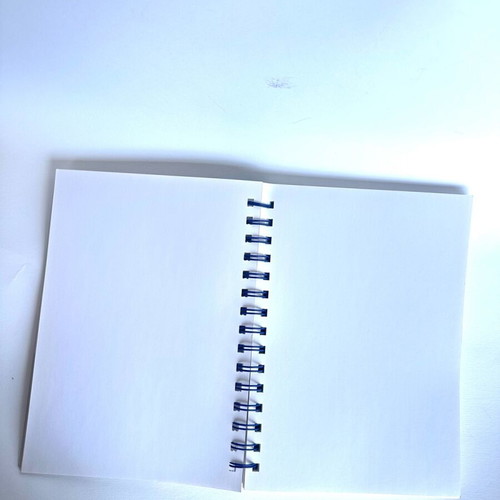 Notebook new with spiral and transparent cover
