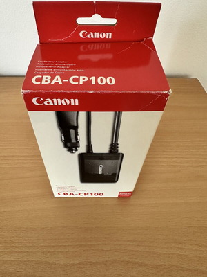Canon CBA-CP100 Car Battery Adapter like new