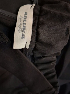 Men's fabric pants new, size L, black
