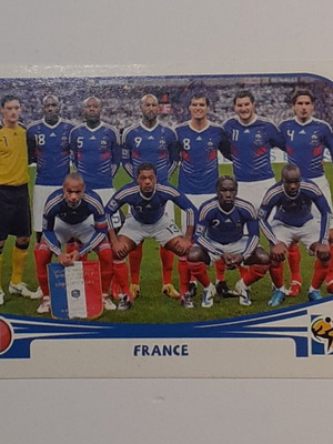South Afrika 2010 Panini stickers new, pack of 42, Uruguay - France