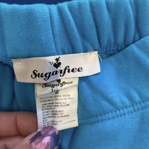 SugarFree tracksuit set like new, pink and blue, for 8 years old