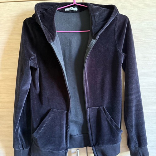 Sugarfree velvet cardigan with rhinestones like new, size S