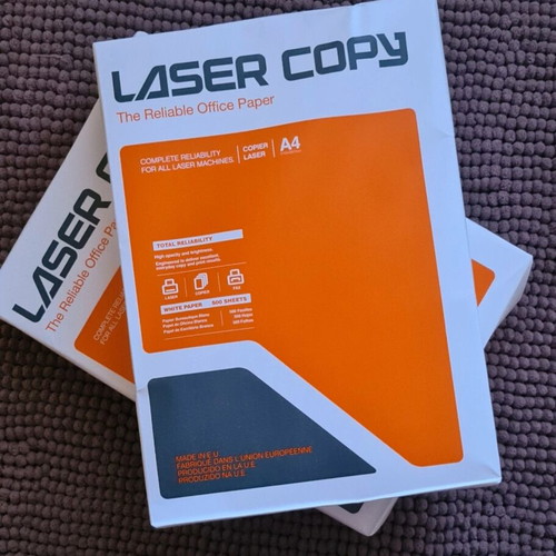 A4 printing paper new, pack of 2 x 500 sheets