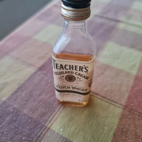 Teacher's Scotch Whisky 5cl collectible miniature used