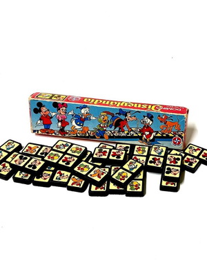 Estrela Disneylandia Dominoes 1980s used collectible vintage set