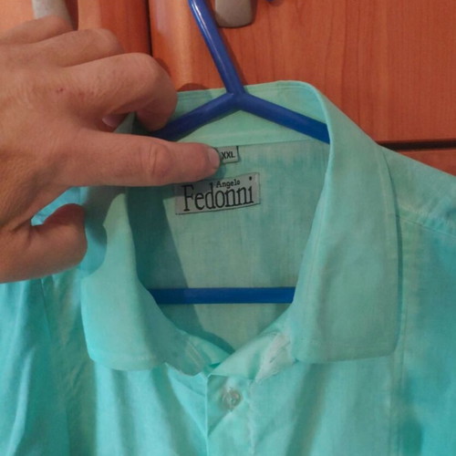 Men's shirt green XXL like new