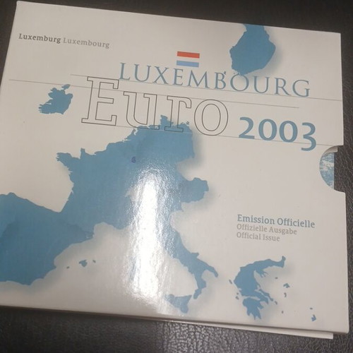 Euro coin set Luxembourg 2003