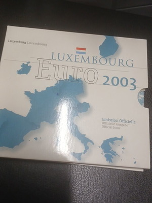 Euro coin set Luxembourg 2003