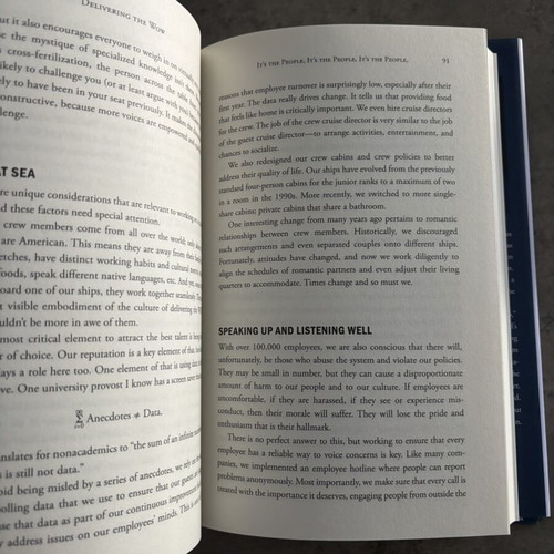 Delivering the Wow hardcover book new, leadership and business