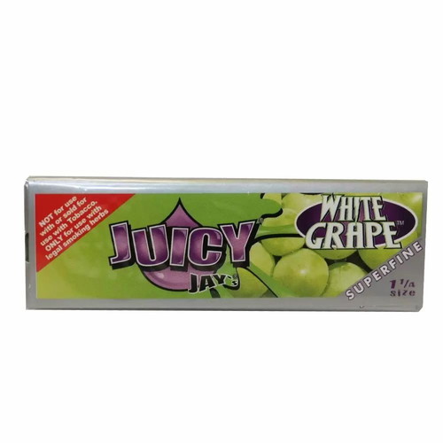 Juicy Jays 1 1/4 Fine White Grape rolling paper new