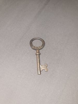 Vintage key used with Athens inscription and 2004